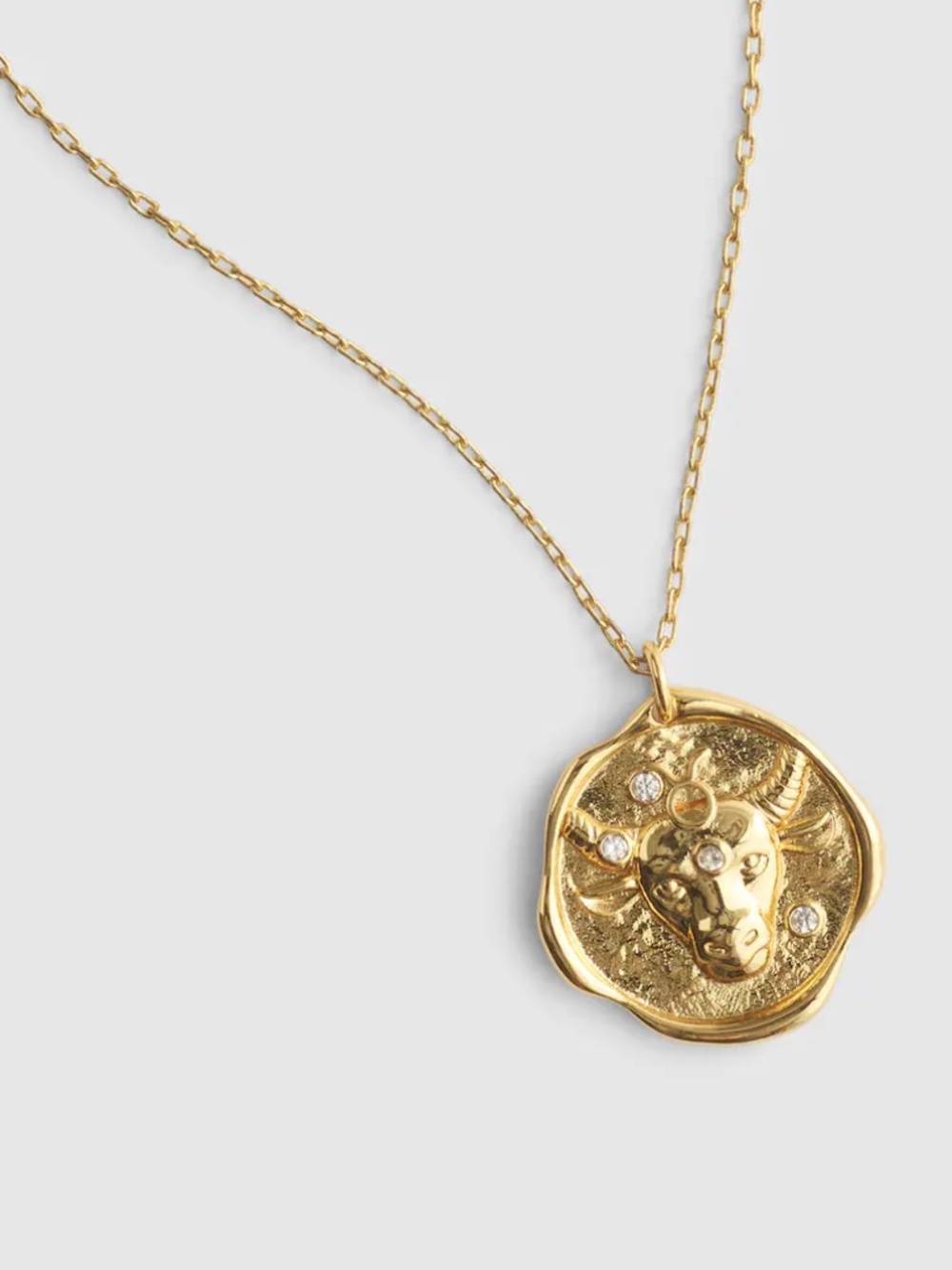 Madewell Gold Zodiac Pendant Necklace - TAURUS/NWT